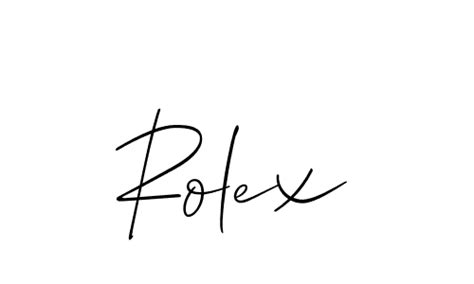 rolex signature